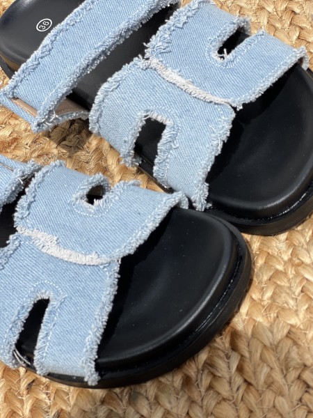 Sandales Suzanne Bleu Ciel