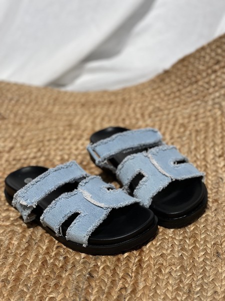 Sandales Suzanne Bleu Ciel 2