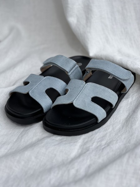 Sandales Claudie Bleu Ciel 2