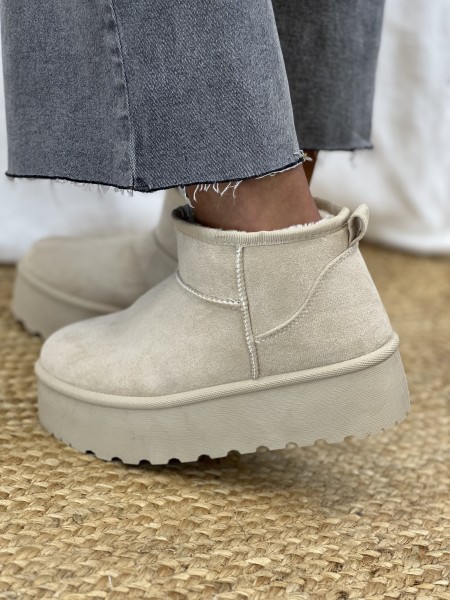 Bottines Charlotte Beiges
