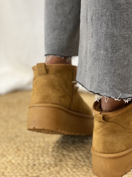 Bottines Charlotte Camel 2