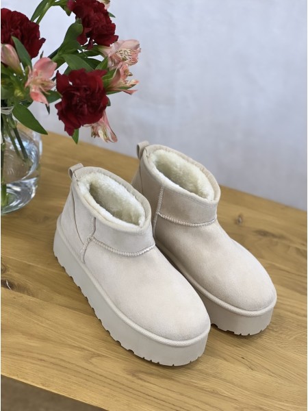 Bottines Charlotte Beiges 2